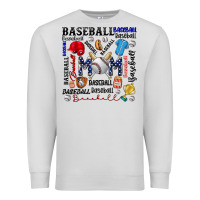 Dove Grey baseball mom Premium Sweatshirt - CowhideDigitalArt
