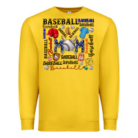 Lemon baseball mom Premium Sweatshirt - CowhideDigitalArt