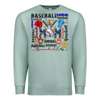 Seafoam baseball mom Premium Sweatshirt - CowhideDigitalArt