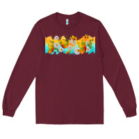 Burgundy butterflies summer Long Sleeve Tee - TumblerDesignByShophia