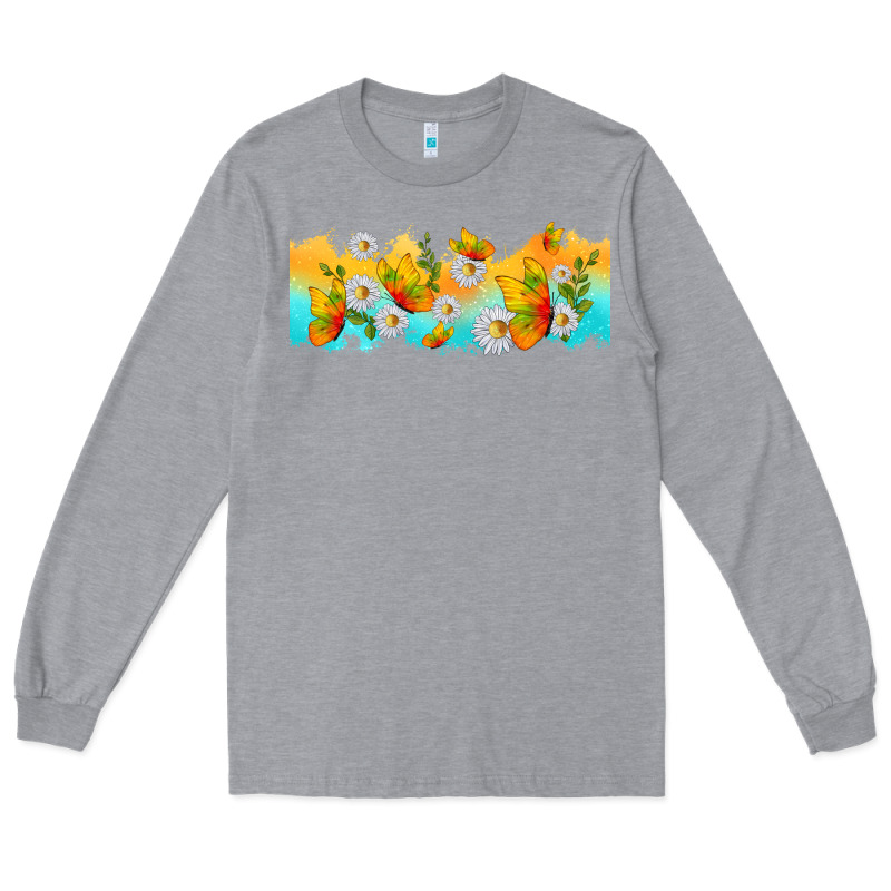 Butterflies Summer Long Sleeve Tee by TumblerDesignByShophia | Teevron