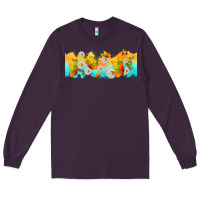 Plum butterflies summer Long Sleeve Tee - TumblerDesignByShophia