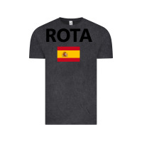 Vintage Black rota spain spanish flag city vacation travel gift pullover hoodie Vintage Tee - maiPhamDesign