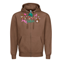 Chestnut baseball sister Zipper Hoodie - BundleAndBundleShop