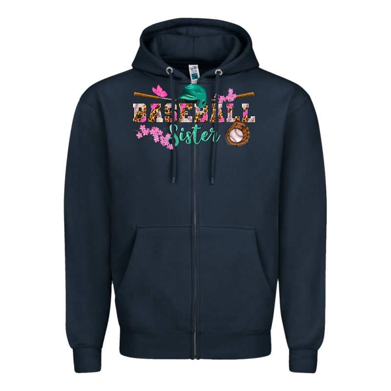Baseball Sister Zipper Hoodie by BundleAndBundleShop | Teevron