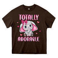 Chocolate Brown totally adorable Heavy Core Tee - JahusDesignShop