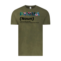 Vintage Olive Dog Love: Grandma aka Pawma Vintage Tee - Bettercallsaul