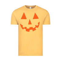 Halloween Pumpkin Face Gift Creepy Spooky Horror Vintage Tee | Teevron