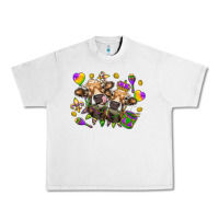 Lunar Rock Mardi Gras heifers Urban Heavy Tee - NancyCooperArtShop