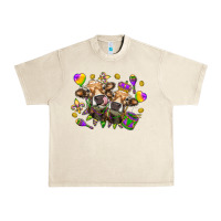 Sandshell Mardi Gras heifers Urban Heavy Tee - NancyCooperArtShop