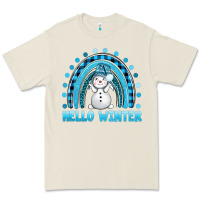 Bone hello winter rainbow with snowman bbs Premium Tee - BundleAndBundleShop