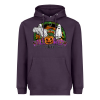 Plum halloween vibes Heavyweight Hoodie - SublimationCraftShop