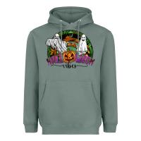 Sage halloween vibes Heavyweight Hoodie - SublimationCraftShop