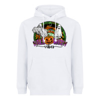 White halloween vibes Heavyweight Hoodie - SublimationCraftShop