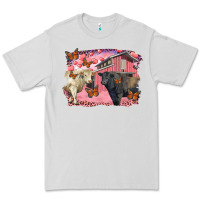 Dove Grey valentine's day barn and black angus with charolais Premium Tee - RanaPortraitStore