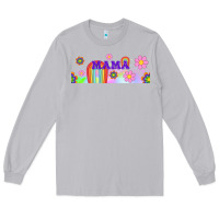 Moon Dust boho retro floral mama Long Sleeve Tee - TumblerDesignByShophia