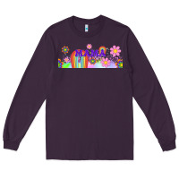 Plum boho retro floral mama Long Sleeve Tee - TumblerDesignByShophia