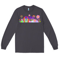 Smoke boho retro floral mama Long Sleeve Tee - TumblerDesignByShophia