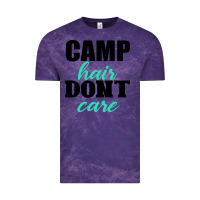Cloud Purple Camp Hair Don't Care Black Vintage Tee - Bettercallsaul