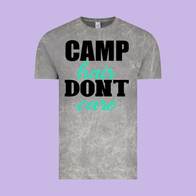 Camp Hair Don't Care Black Vintage Tee Designed By Bettercallsaul