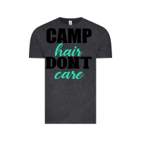 Vintage Black Camp Hair Don't Care Black Vintage Tee - Bettercallsaul