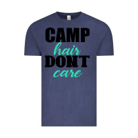 Vintage Denim Camp Hair Don't Care Black Vintage Tee - Bettercallsaul