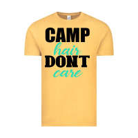 Vintage Mustard Camp Hair Don't Care Black Vintage Tee - Bettercallsaul