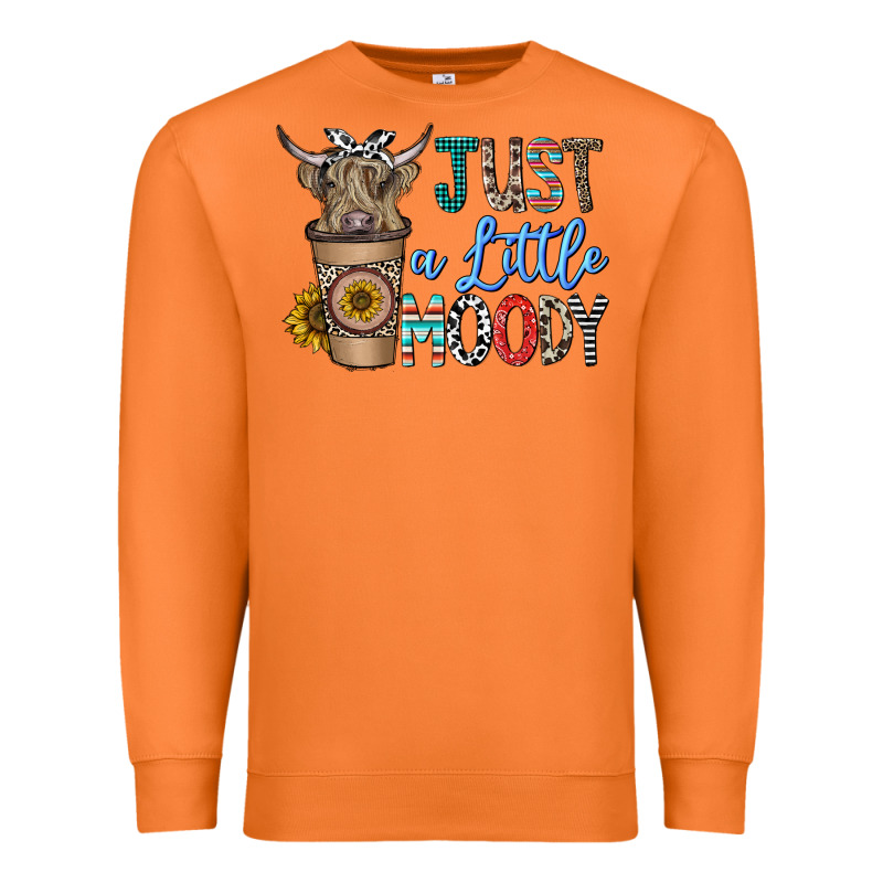 Just A Latte Moody Premium Sweatshirt by CowhideDigitalArt | Teevron