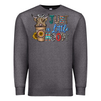 Charcoal Heather just a latte moody Premium Sweatshirt - CowhideDigitalArt