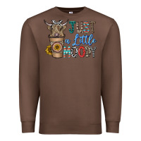 Chestnut just a latte moody Premium Sweatshirt - CowhideDigitalArt