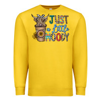 Lemon just a latte moody Premium Sweatshirt - CowhideDigitalArt