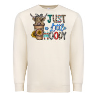 Sandshell just a latte moody Premium Sweatshirt - CowhideDigitalArt