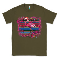 Army Green Flamingo Christmas Classic Tee - Bettercallsaul