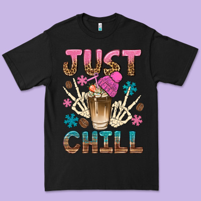 Just Chill With Coffee Bean Bbs Premium Tee Designed By Bundleandbundleshop