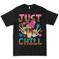 Black just chill with coffee bean bbs Premium Tee - BundleAndBundleShop