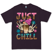 Plum just chill with coffee bean bbs Premium Tee - BundleAndBundleShop