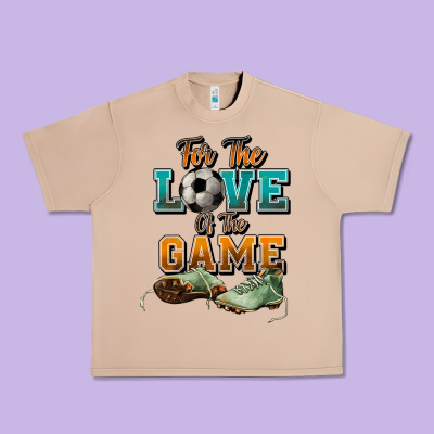 For The Love Of The Game Soccer Urban Heavy Tee Designed By Nancycooperartshop