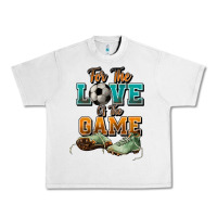 Lunar Rock For the love of the game Soccer Urban Heavy Tee - NancyCooperArtShop