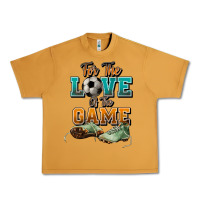 Peanut Butter For the love of the game Soccer Urban Heavy Tee - NancyCooperArtShop