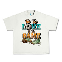 Pistachio For the love of the game Soccer Urban Heavy Tee - NancyCooperArtShop