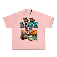 Salmon For the love of the game Soccer Urban Heavy Tee - NancyCooperArtShop