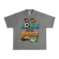 Tornado For the love of the game Soccer Urban Heavy Tee - NancyCooperArtShop