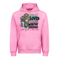 Fuchsia Pink she is loved Urban Hoodie - BarkalooDesign