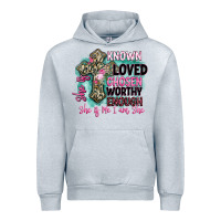 Heather Grey she is loved Urban Hoodie - BarkalooDesign