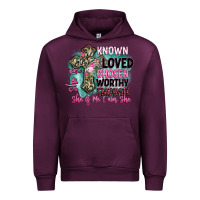 Mauve Wine she is loved Urban Hoodie - BarkalooDesign
