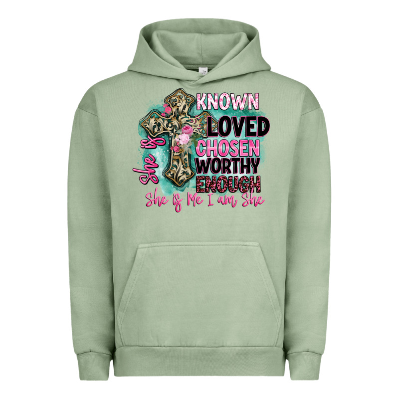 She Is Loved Urban Hoodie by BarkalooDesign | Teevron
