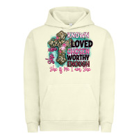 Pigment Pistachio she is loved Urban Hoodie - BarkalooDesign