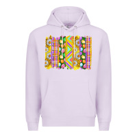Lilac Easter Brushstrokes Premium Hoodie - BundleAndBundleShop