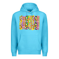 Ocean Blue Easter Brushstrokes Premium Hoodie - BundleAndBundleShop