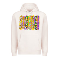 Pale Pink Easter Brushstrokes Premium Hoodie - BundleAndBundleShop